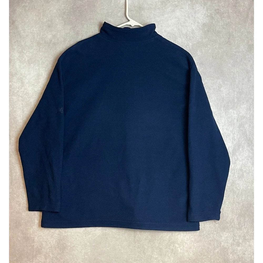 VINTAGE Polo Golf Ralph Lauren Fleece Sweater Mens Large Blue River Valley USA